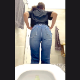 A brunette girl with a great body is recorded from a rear view position as she takes a shit while sitting on a toilet. Nice clear poop action from behind! Presented in 720P vertical HD format. About 1.5 minutes.